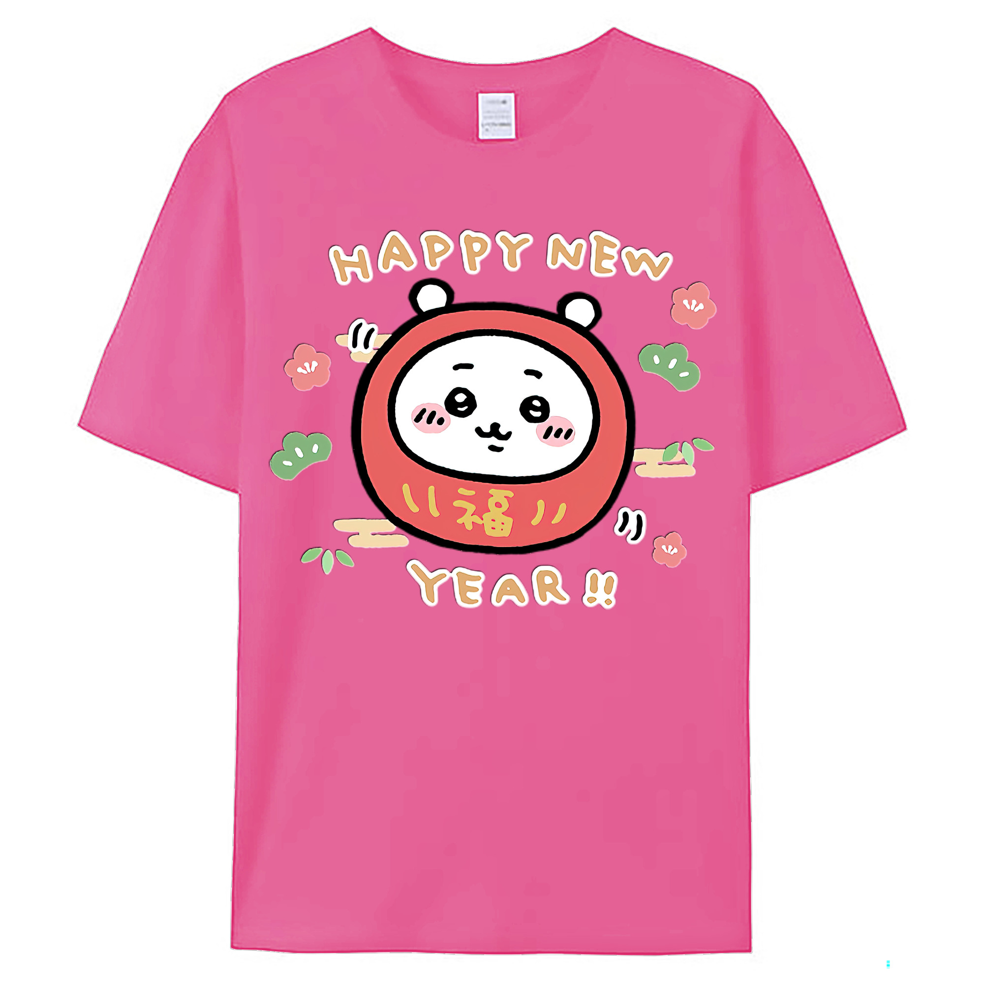 （画像用） ちいかわ ちいかわ Chii-kawa chiikawa レディースカジュアルプリントTシャツ（綿100％）
